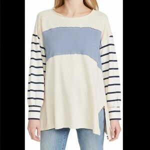 Free People, We The Free Oversized Long Sleeve Knit Top Size Small Like New